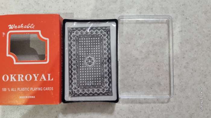 Фотография покупателя товара Карты игральные пластиковые «Royal», колода 54 шт., 8.8×5.7 см - Фото 8