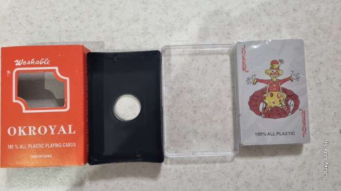 Фотография покупателя товара Карты игральные пластиковые «Royal», колода 54 шт., 8.8×5.7 см - Фото 9
