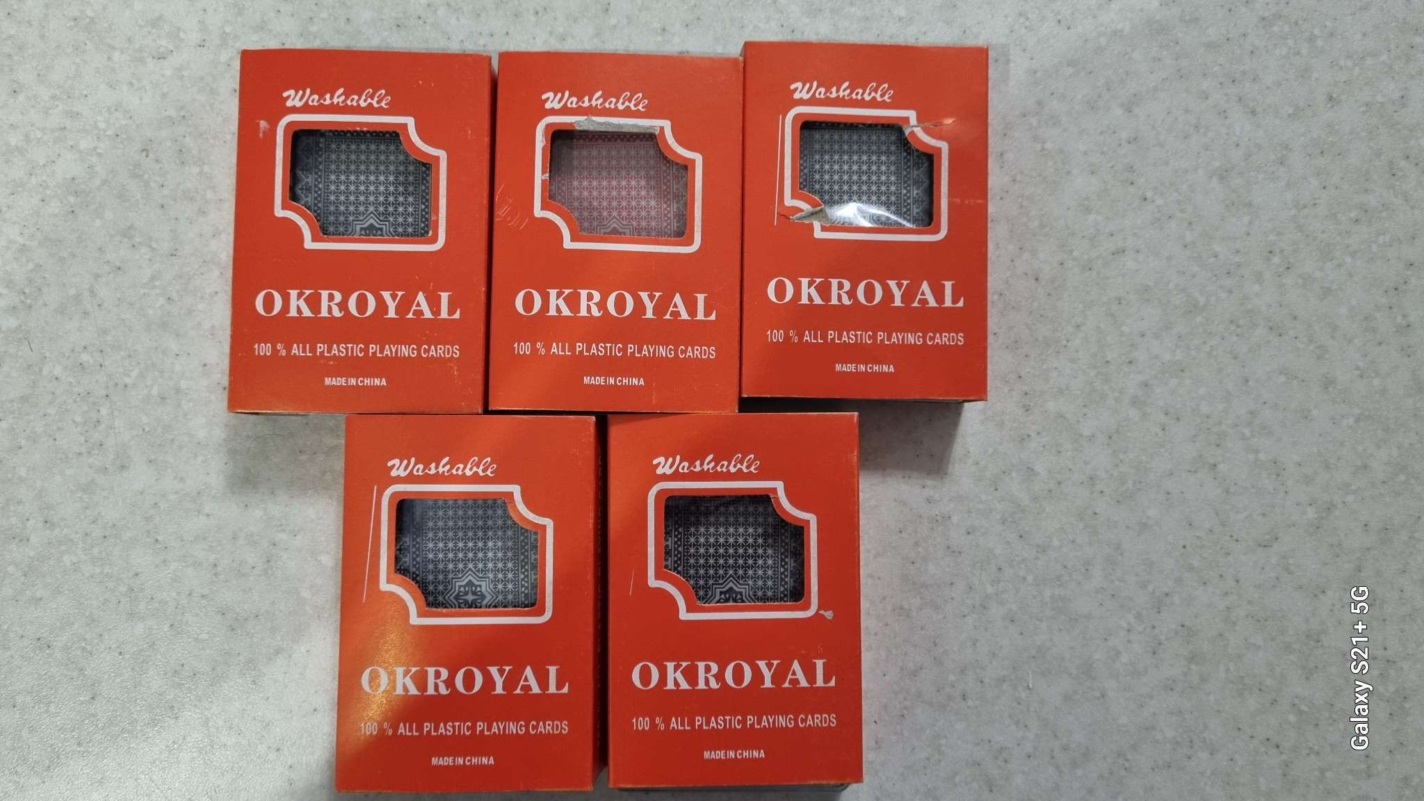 Фотография покупателя товара Карты игральные пластиковые «Royal», колода 54 шт., 8.8×5.7 см - Фото 5