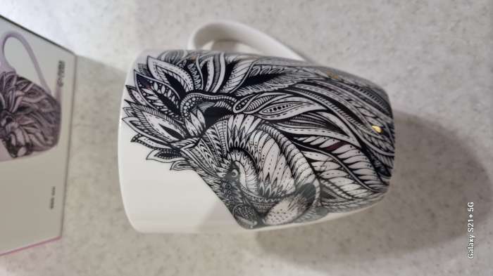 Фотография покупателя товара Кружка Доляна «Пантера», 350 мл, фарфор - Фото 7