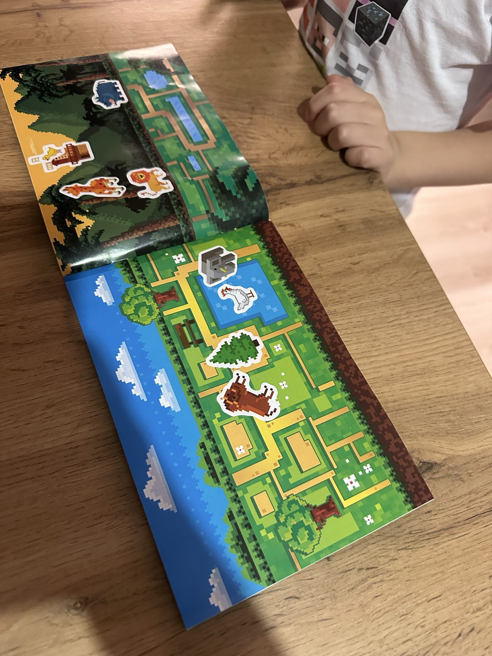 Фотография покупателя товара Книга 100 наклеек «Моя пиксельная вселенная», 8 стр. - Фото 1