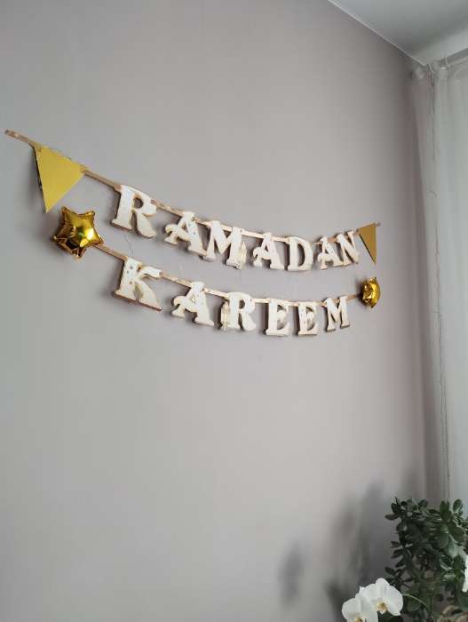 Фотография покупателя товара Гирлянда на ленте на Рамадан Ramadan Kareem, 250 см - Фото 1