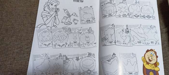 Фотография покупателя товара Графические диктанты, 24 стр., 17×24 см, Принцессы - Фото 1