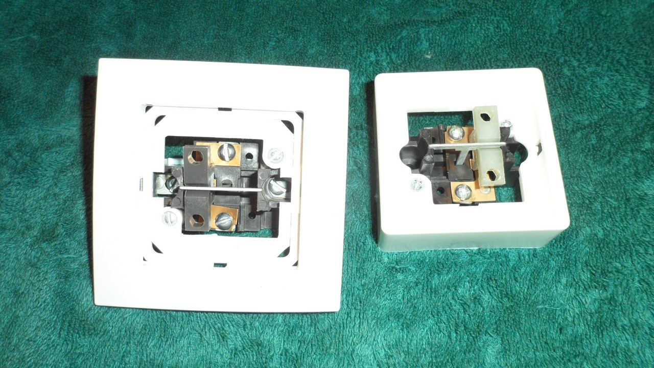 Фотография покупателя товара Выключатель "Элект" А 16-116, 6 А, 1 клавиша, наружный, белый