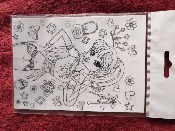 Фотография покупателя товара Наклейки детские бумажные «Аниме», c раскраской на обороте, 11 х 15.5 см - Фото 8