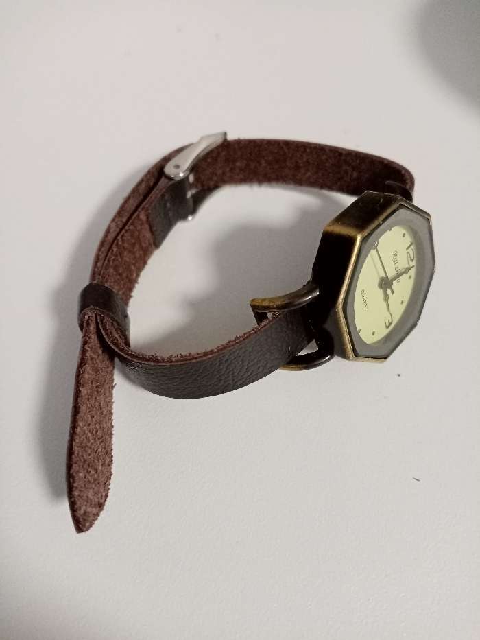 Фотография покупателя товара Ремешок для часов, женский, 10 мм, натуральная кожа, коричневый - Фото 2