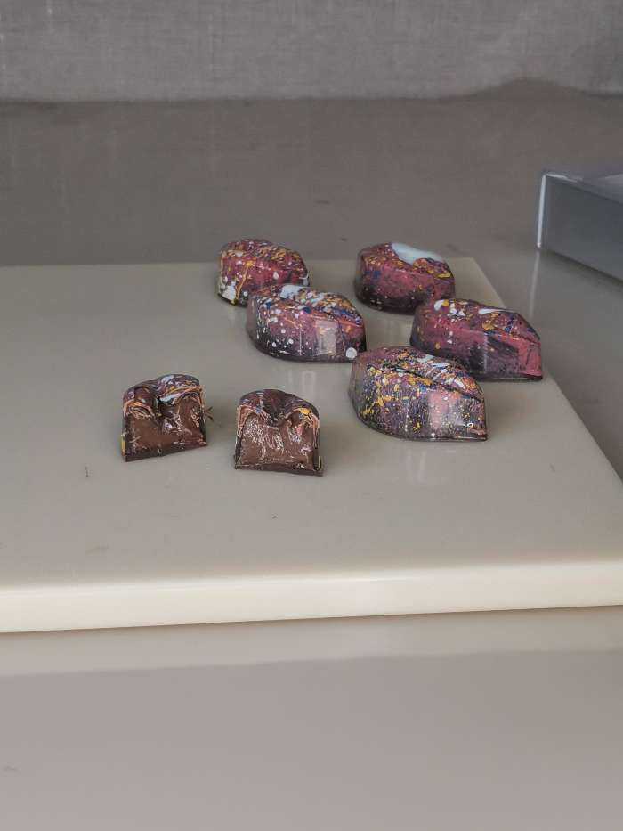 Фотография покупателя товара Форма для конфет шоколада KONFINETTA «Губки», 28×14 см , 21 ячейка (4,8×2,5×1,8 см)