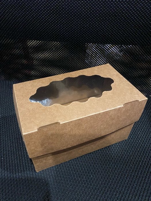 Фотография покупателя товара Коробка на 2 капкейка, сиреневая, 10 х 16 х 10 см - Фото 5