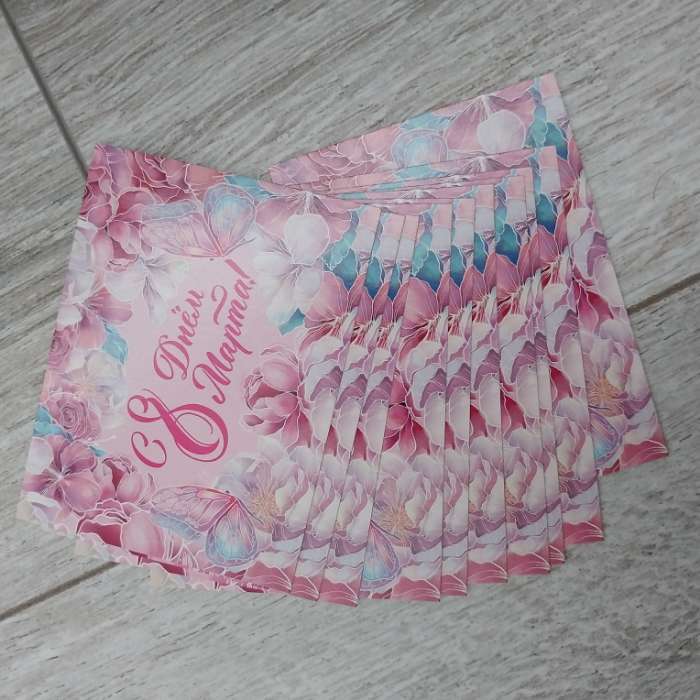 Фотография покупателя товара Открытка-мини «Яркой Весны», 8 марта, 8×6 см - Фото 1