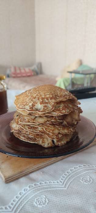 Фотография покупателя товара Сковорода блинная Wild Kitchen, d=24 см, лопатка и губка в комплекте, чугун - Фото 3