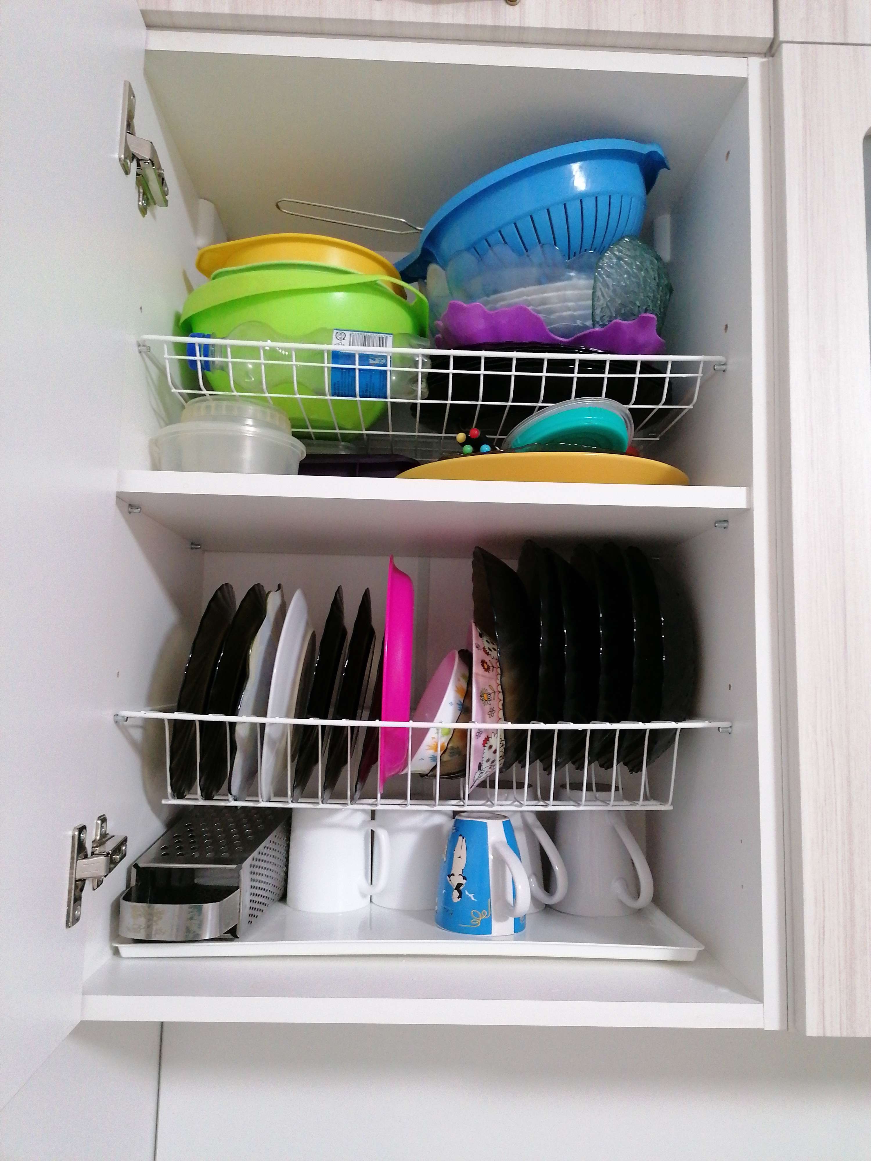 Фотография покупателя товара Комплект посудосушителей с поддоном для шкафа 90 см, 86,5×25,6 см, цвет белый - Фото 12