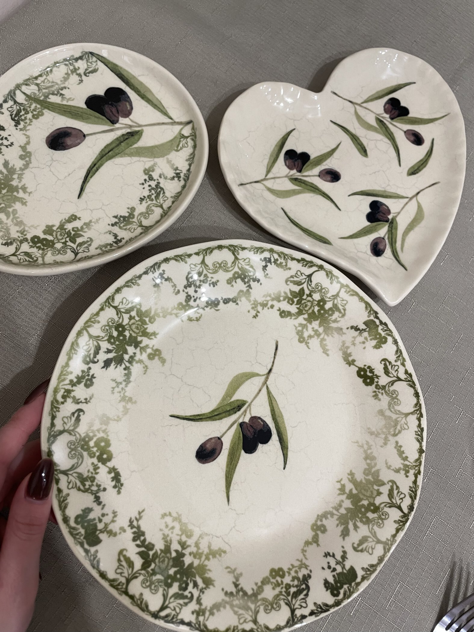 Фотография покупателя товара Тарелка керамическая плоская «Винтаж», 19×18 см, Dolce Ceramo - Фото 8