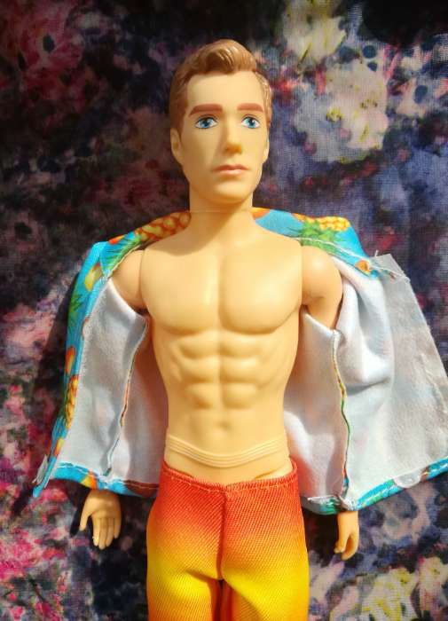 Фотография покупателя товара Кукла-кен в пенале «Жаркое лето», рубашка и шорты - Фото 1