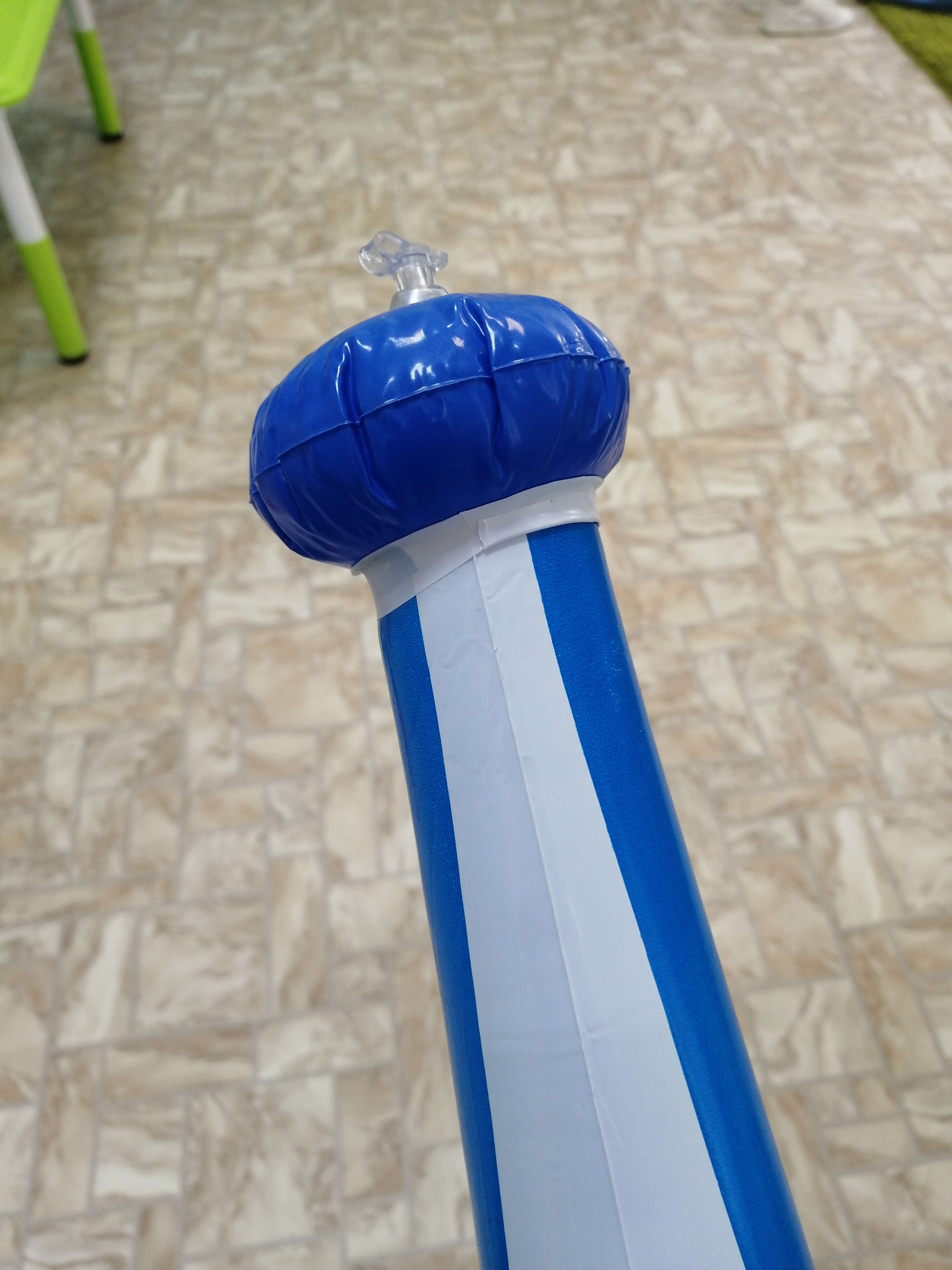Фотография покупателя товара Надувная игрушка «Бита», 85 см, цвет МИКС