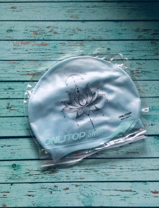 Фотография покупателя товара Шапочка для плавания взрослая ONLYTOP «Мандала», силиконовая, обхват 54-60 см