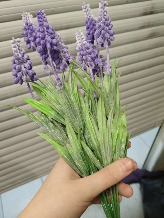 Фотография покупателя товара Букет искусственный «Борец клобучковый», h=30 см - Фото 6