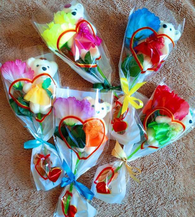 Фотография покупателя товара Цветы искусственные «Глоксиния соната», h=20 см, d=11 см, розовые - Фото 21