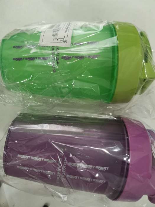 Фотография покупателя товара Шейкер спортивный «Никогда не сдаваться», 400 мл - Фото 1