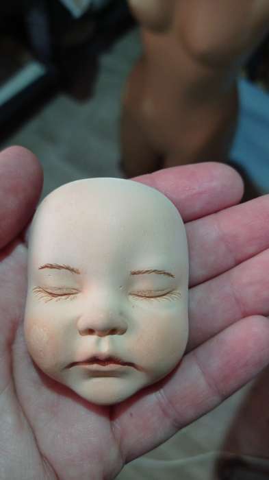 Фотография покупателя товара Молд силикон «Лицо малыша», 5.5×4.3 см, МИКС - Фото 1