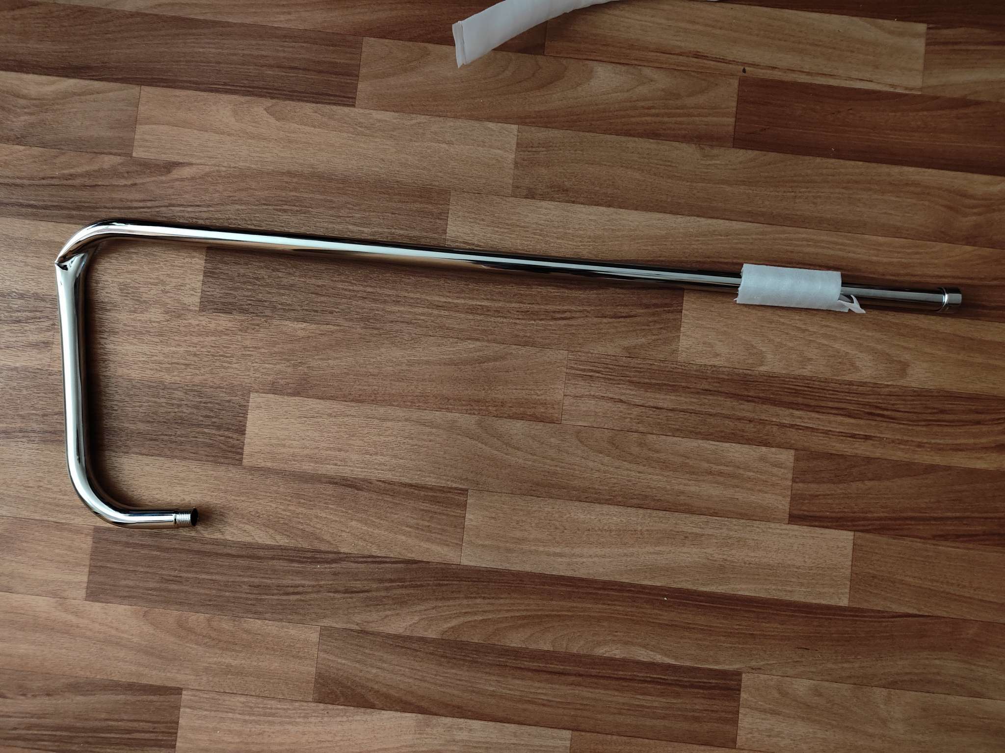 Фотография покупателя товара УЦЕНКА Душевая система ZEIN Z1002, тропическая и ручная лейка, шланги, стойка, мыльница - Фото 1