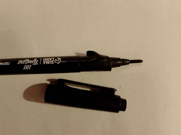 Фотография покупателя товара Маркер строительный ТУНДРА, перманентный, двухсторонний, черный, 1-1.5 мм - Фото 9