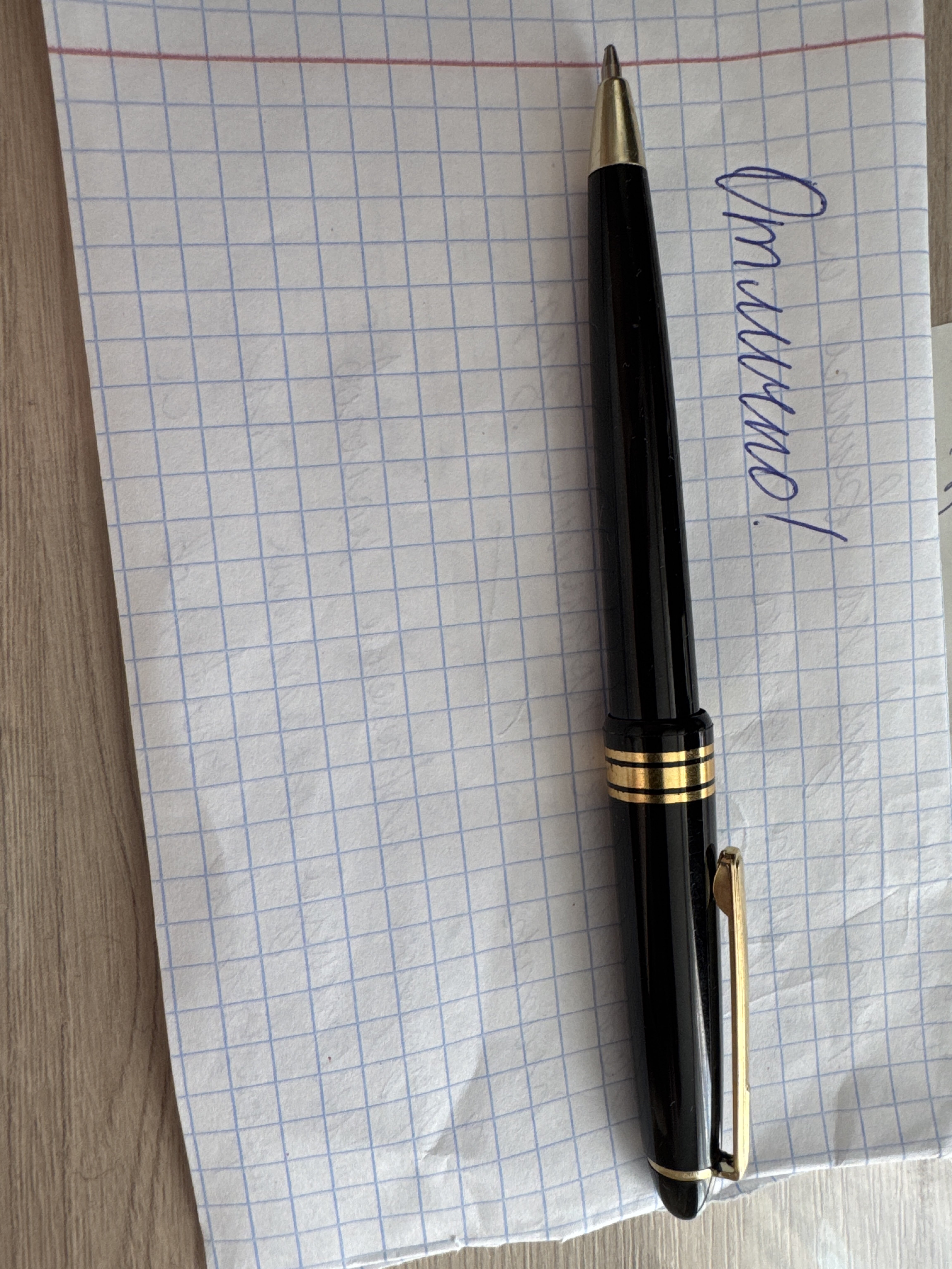 Фотография покупателя товара Ручка шариковая автоматическая «Лого» 0.5 мм, стержень синий, чёрный корпус - Фото 1