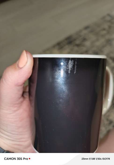 Фотография покупателя товара Кружка - хамелеон Доляна «Полнолуние», 350 мл, керамика, чёрная - Фото 6