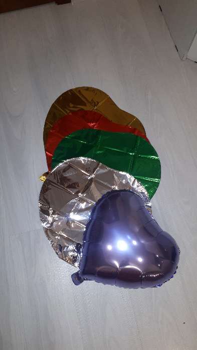 Фотография покупателя товара Шар фольгированный 18" «Сердце», цвета МИКС