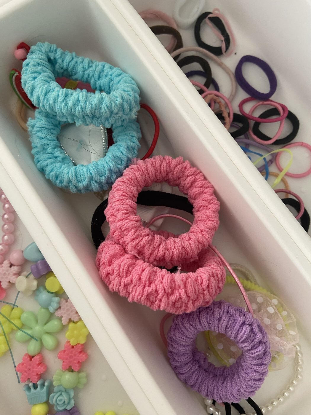 Фотография покупателя товара Резинки для волос, набор 6 шт., 2.5 см, Минни Маус - Фото 1