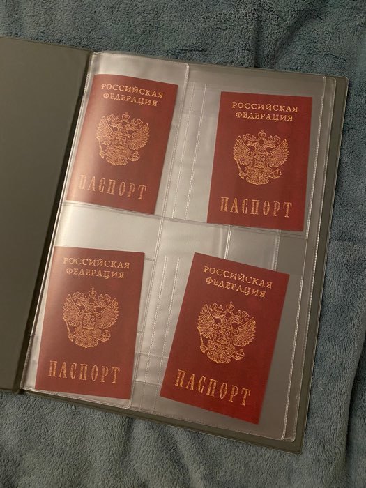 Фотография покупателя товара Вкладыш ПВХ для документов, 2 комплекта, цвет прозрачный - Фото 5