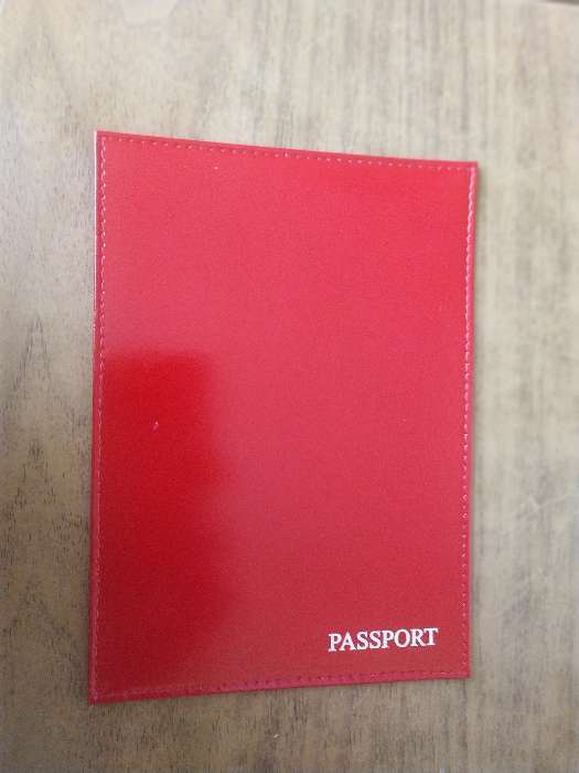 Фотография покупателя товара Обложка для паспорта, цвет красный - Фото 10