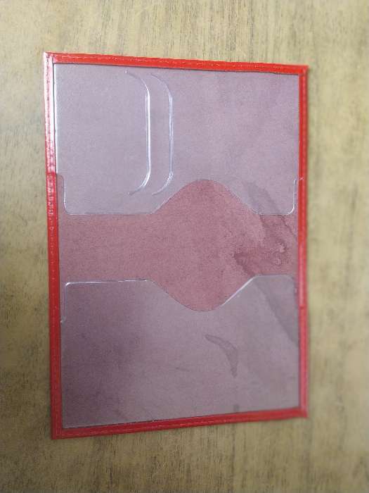 Фотография покупателя товара Обложка для паспорта, цвет красный - Фото 8