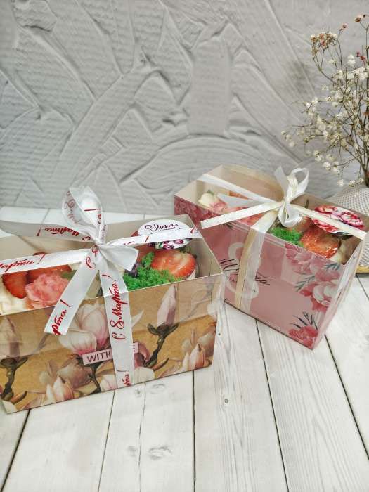 Фотография покупателя товара Лента атласная «С 8 Марта», 15 мм, 23±1 м, белая, розовая №001 - Фото 3