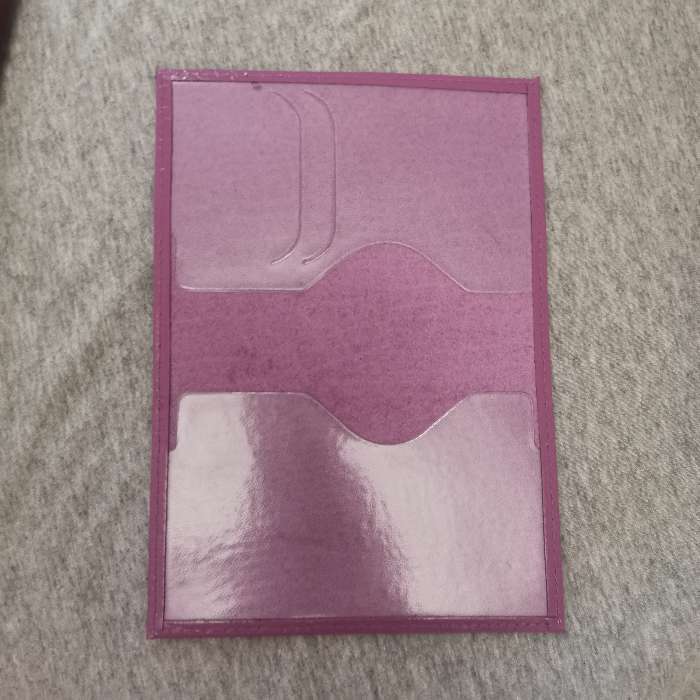 Фотография покупателя товара Обложка для паспорта, цвет тёмно-фиолетовый - Фото 15