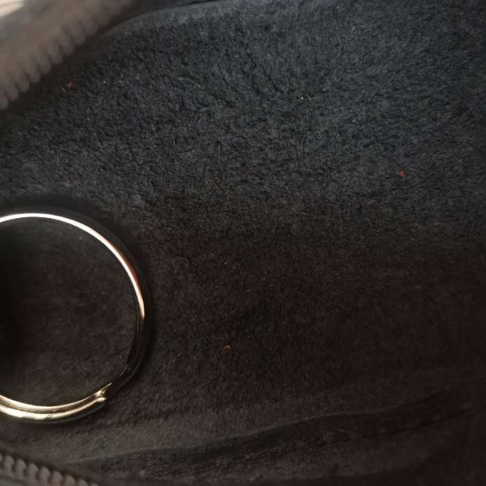 Фотография покупателя товара Ключница на молнии, длина 15 см, кольцо, цвет чёрный - Фото 5
