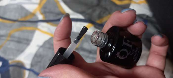 Фотография покупателя товара Топ для ногтей «MATTE», с матовым финишем, 8 мл, LED/UV, прозрачный - Фото 2