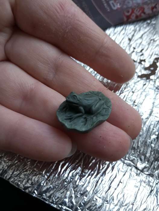 Фотография покупателя товара Глина для лепки натуральная голубая 1000 г, Calligrata, самоотвердевает (подходит для обжига) - Фото 1