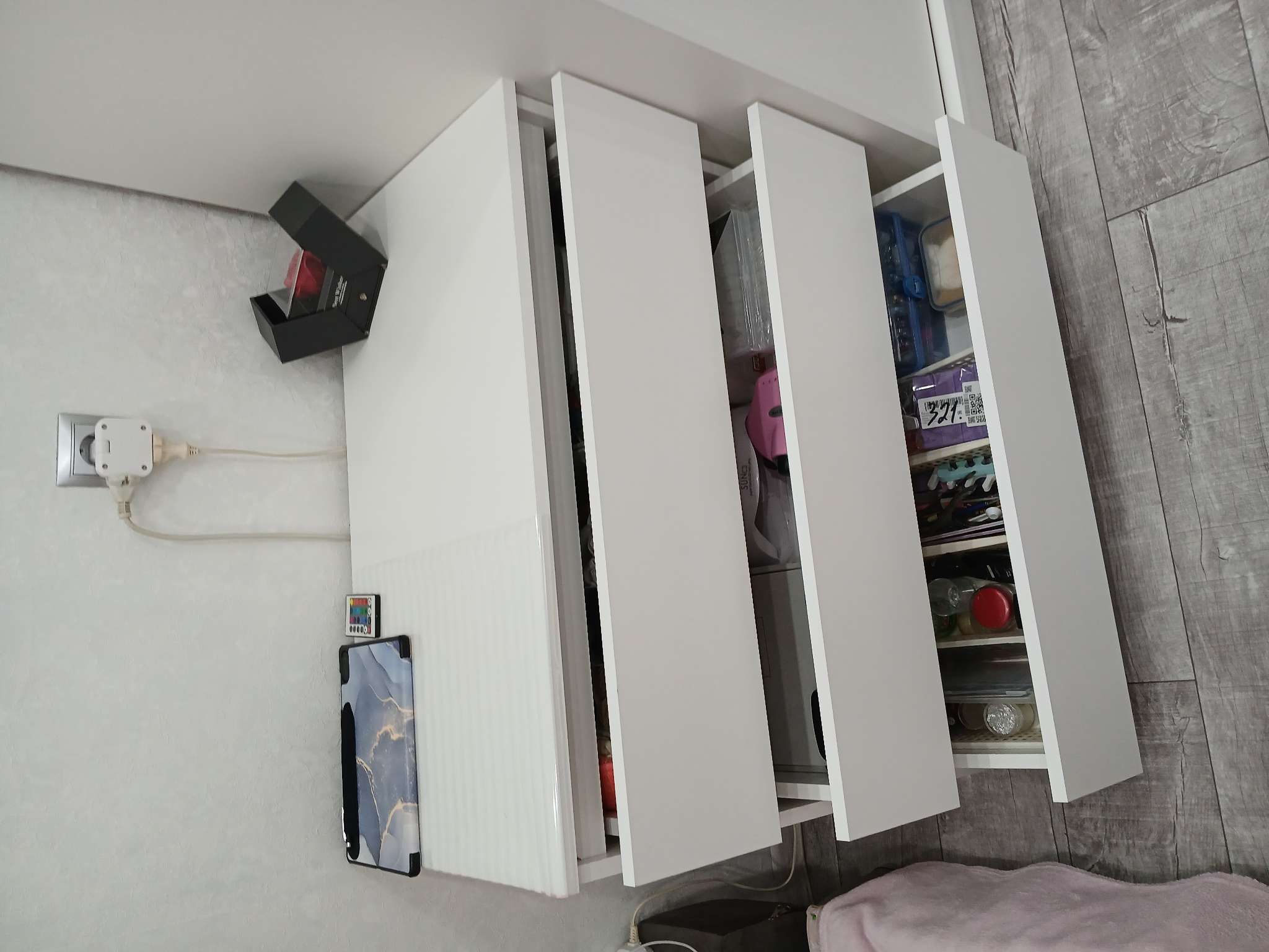 Фотография покупателя товара Комод для хранения «Клик Мебель. Мадера», 4 ящика, 800×420×1000 мм, цвет белый - Фото 7