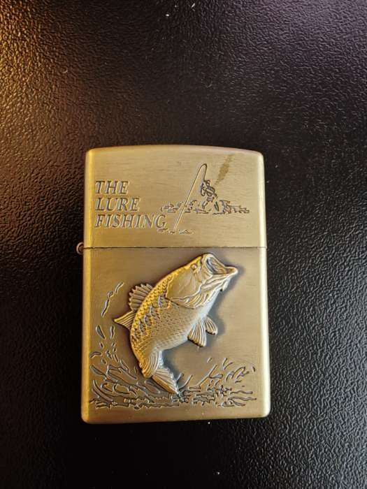 Фотография покупателя товара Зажигалка бензиновая THE LURE FISHING, кремний, 6×8 см - Фото 3