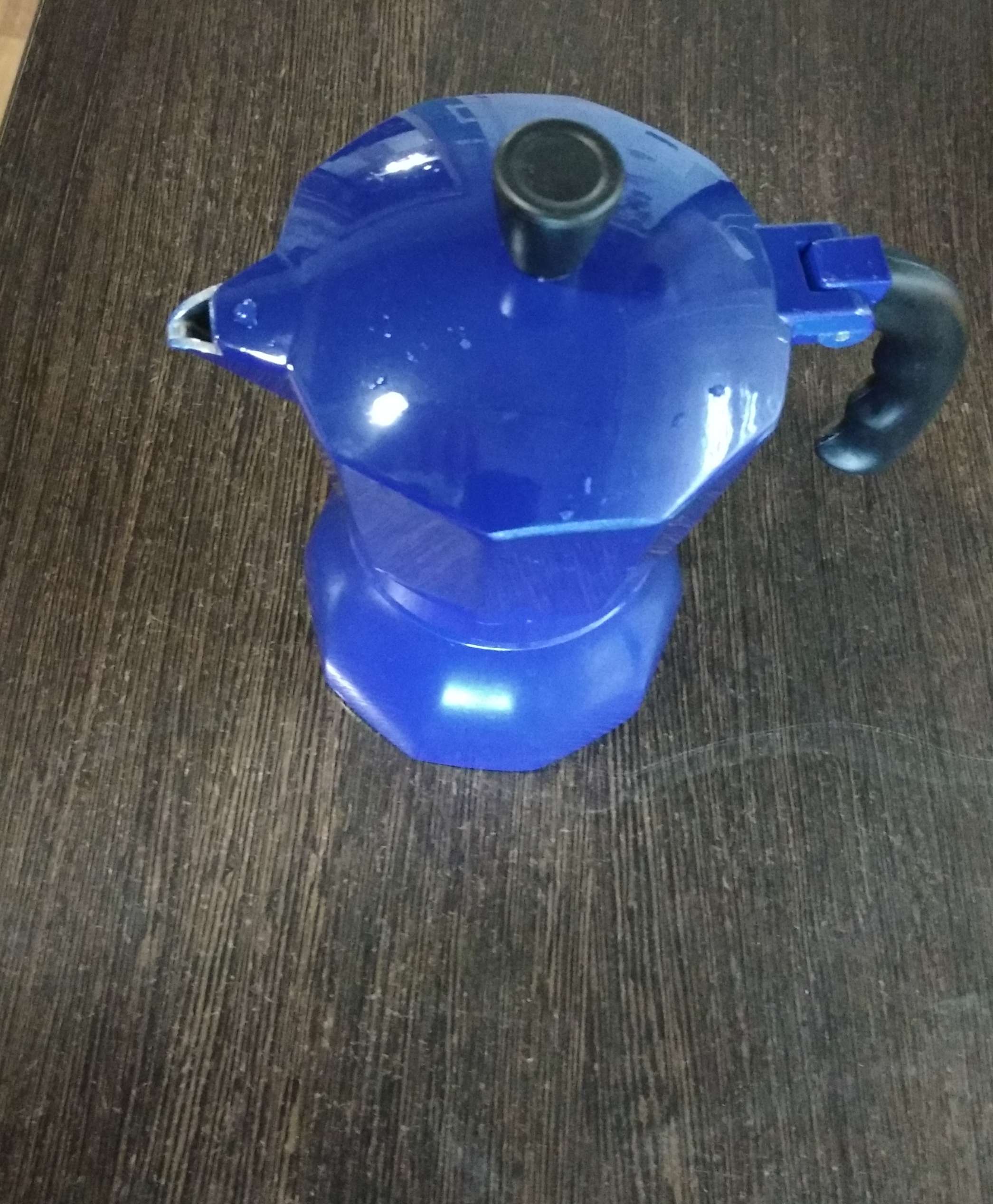 Фотография покупателя товара Кофеварка гейзерная «Белланто», на 1 чашку, цвет синий - Фото 1