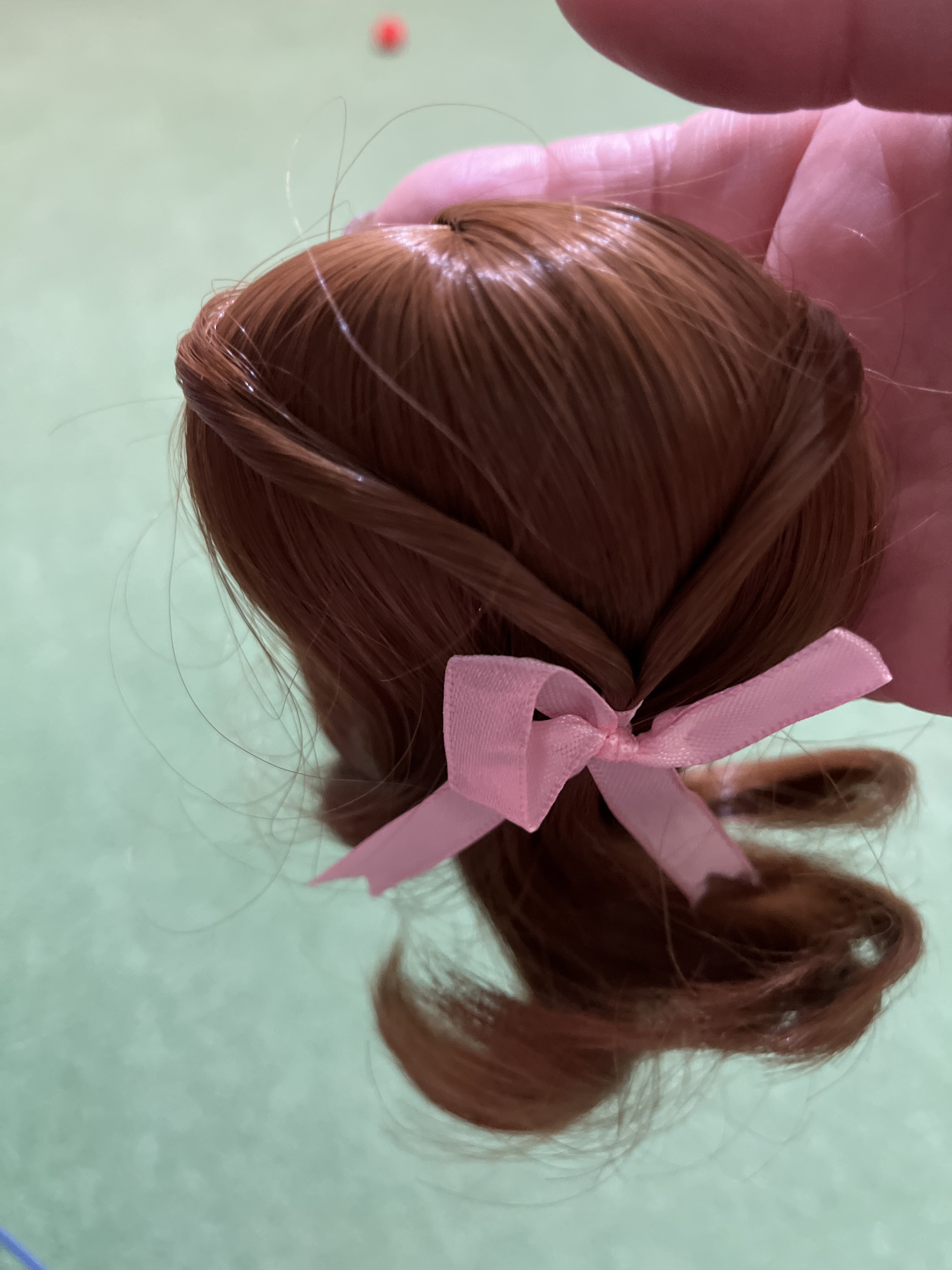 Фотография покупателя товара Волосы для кукол «Волнистые с хвостиком» размер маленький, цвет 30Y - Фото 1