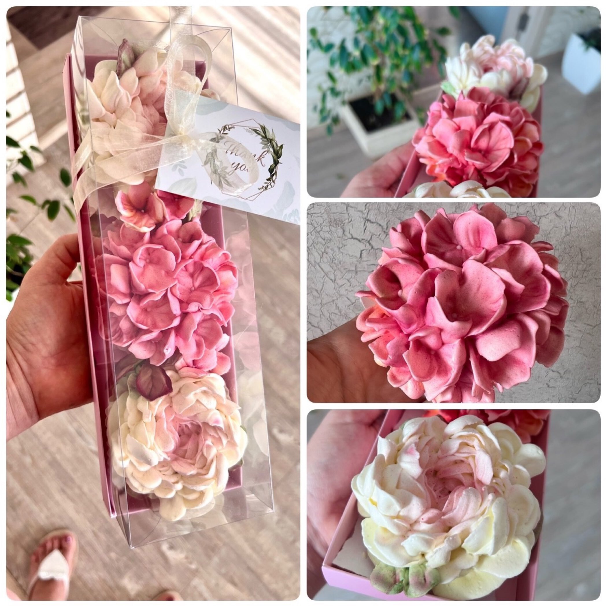 Фотография покупателя товара Коробка кондитерская для муссовых пирожных «Звёздочки», 27×8.6×6.5 см - Фото 5