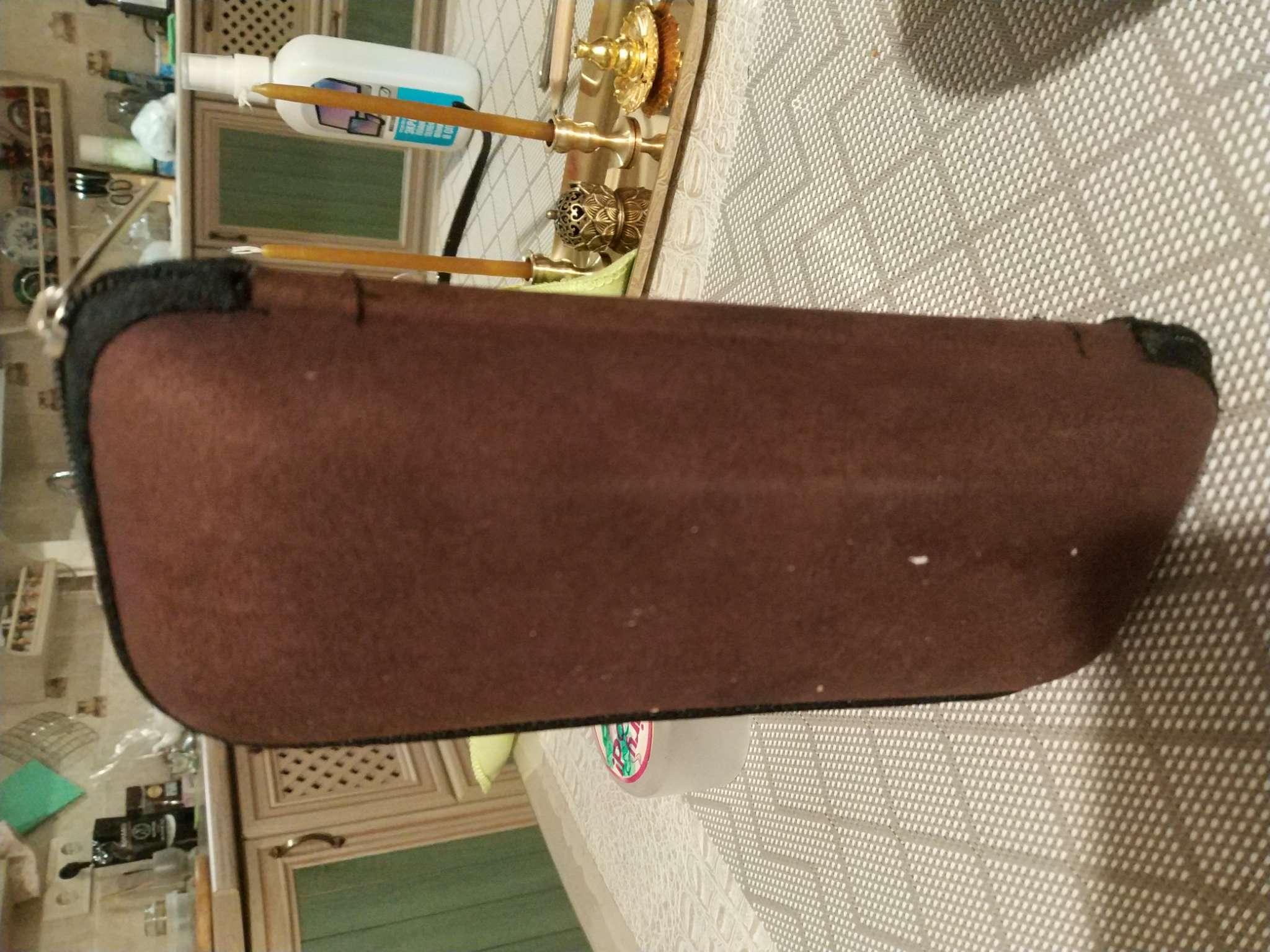 Фотография покупателя товара Футляр для очков «Лион», на молнии, длина 16.5 см, тёмно-синий - Фото 6