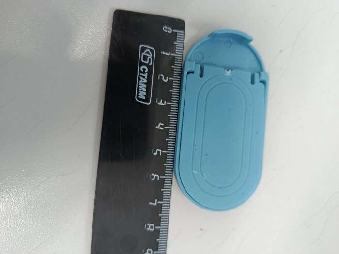 Фотография покупателя товара Подставка для телефона Luazon, складная, овальная, регулируемая высота, чёрная - Фото 2