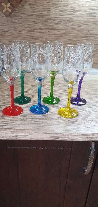 Фотография покупателя товара Набор бокалов для шампанского Рrimavera, стеклянный, 190 мл, 6 шт, гравировка, напыление - Фото 2