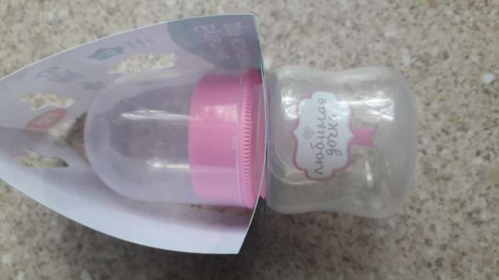 Фотография покупателя товара Бутылочка для кормления «Любимая дочка», классическое горло, 60 мл., от 0 мес., цвет розовый - Фото 1