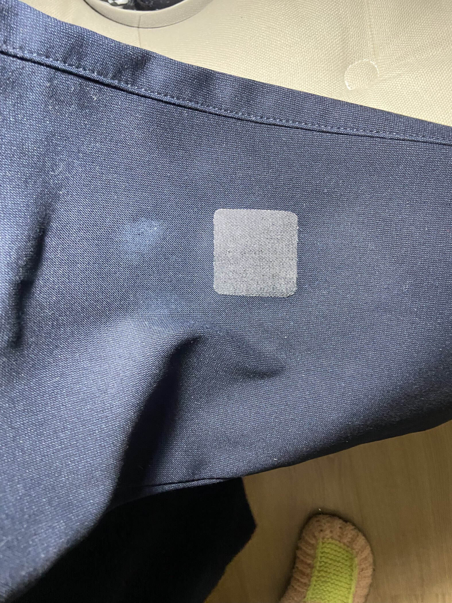 Фотография покупателя товара Набор заплаток для одежды «Синий спектр», квадратные, клеевые, 7.5×7.5 см, 5 шт. - Фото 3