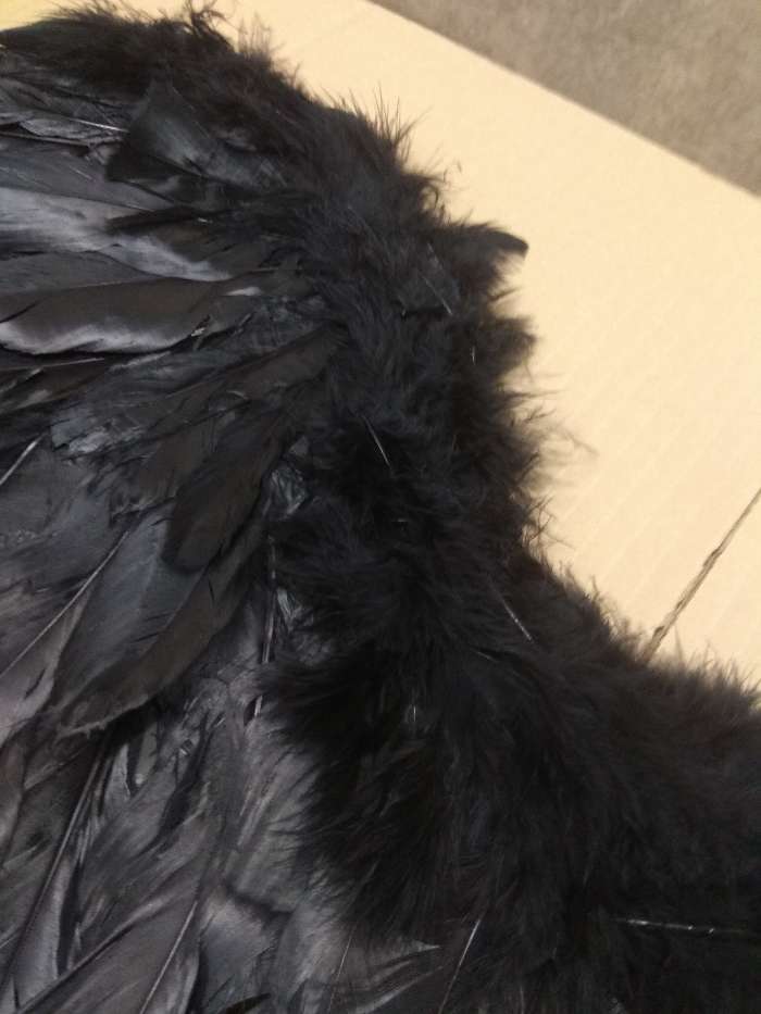 Фотография покупателя товара Крылья ангела, 60 × 57 см, цвет чёрный
