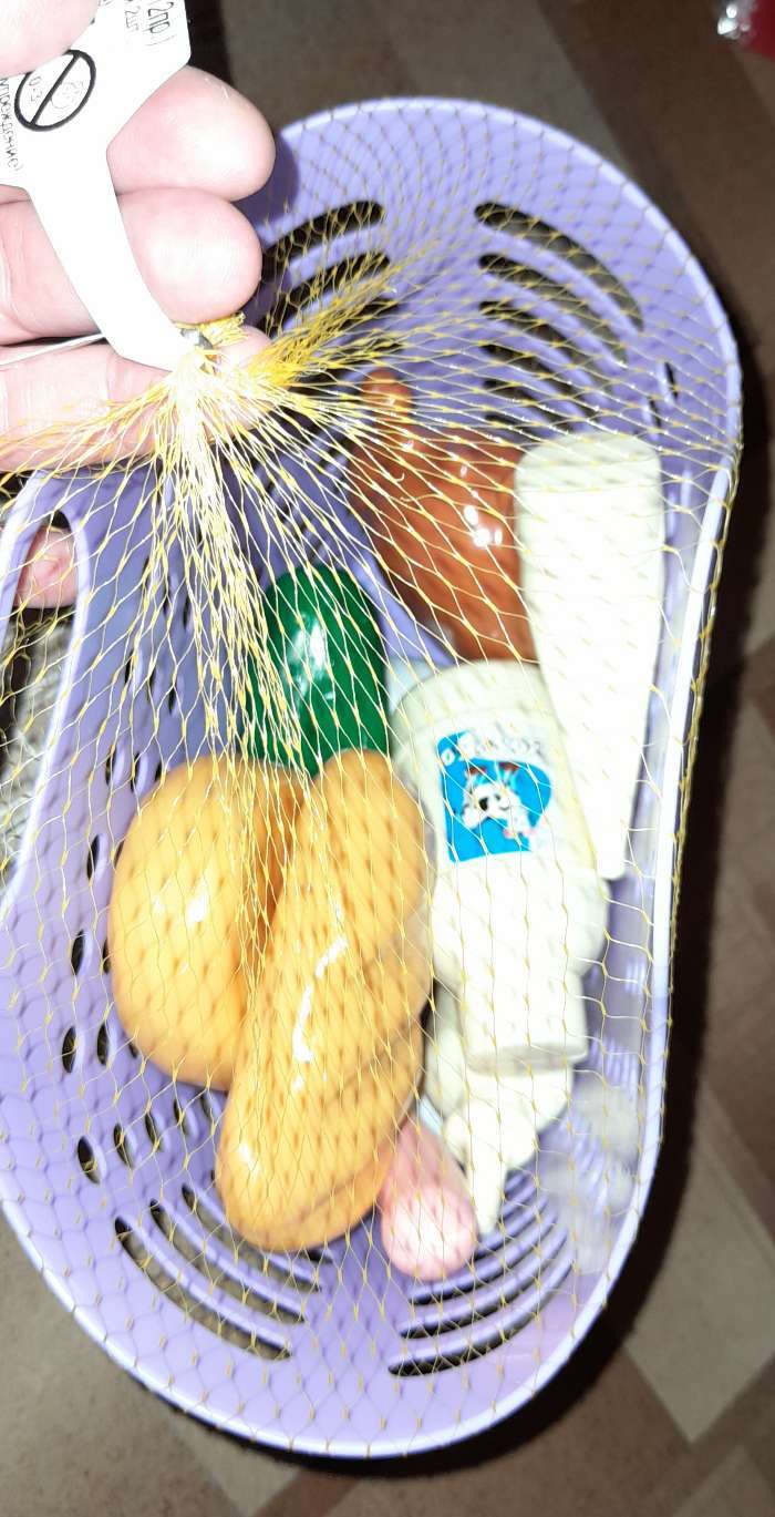 Фотография покупателя товара Игровой набор «Продуктовая корзинка» 12 предметов, цвета МИКС