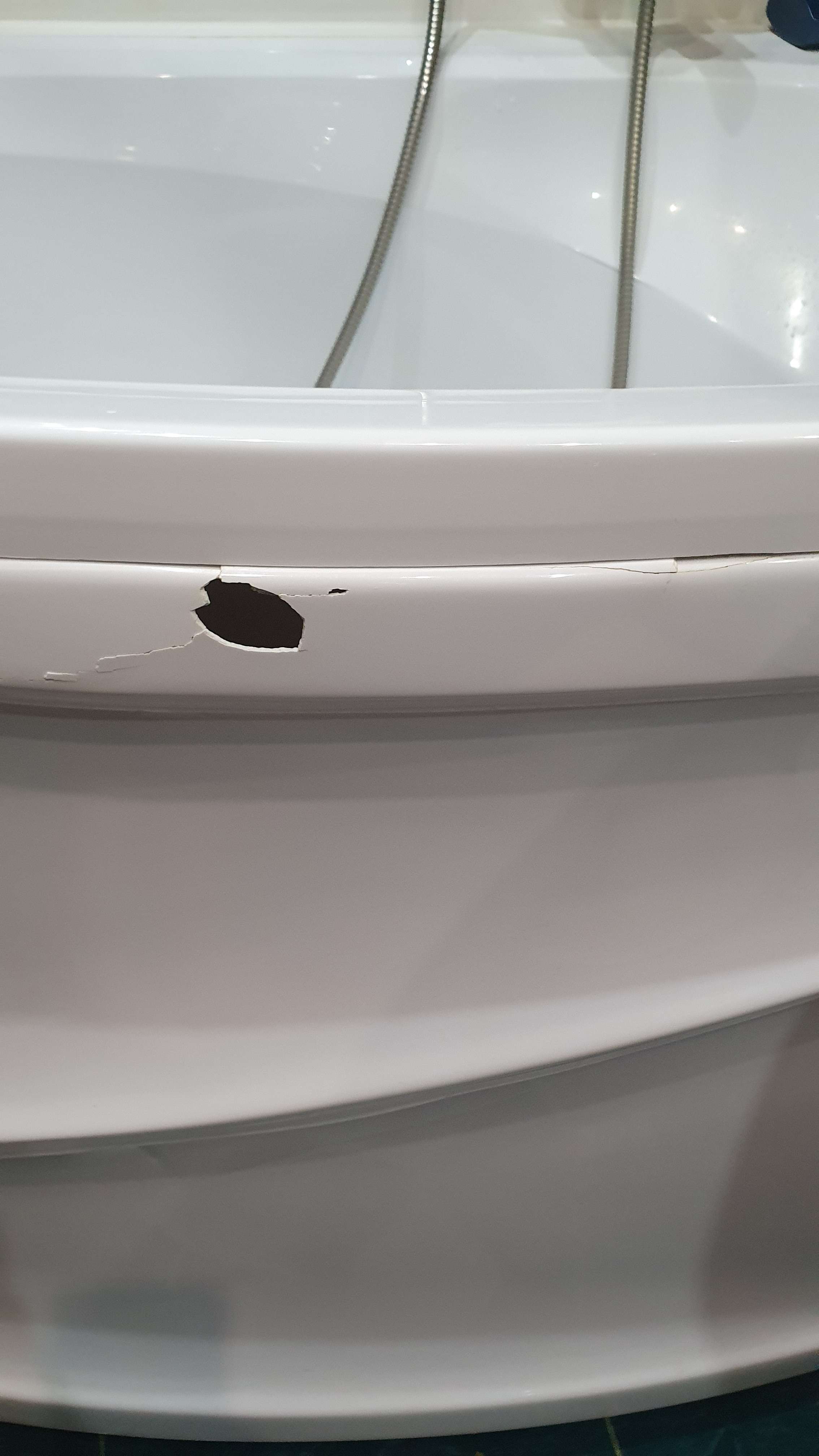 Фотография покупателя товара Экран для ванны лицевой Poseidon для ванны акриловой "Дамелия" 150х90 см, универсальная - Фото 4